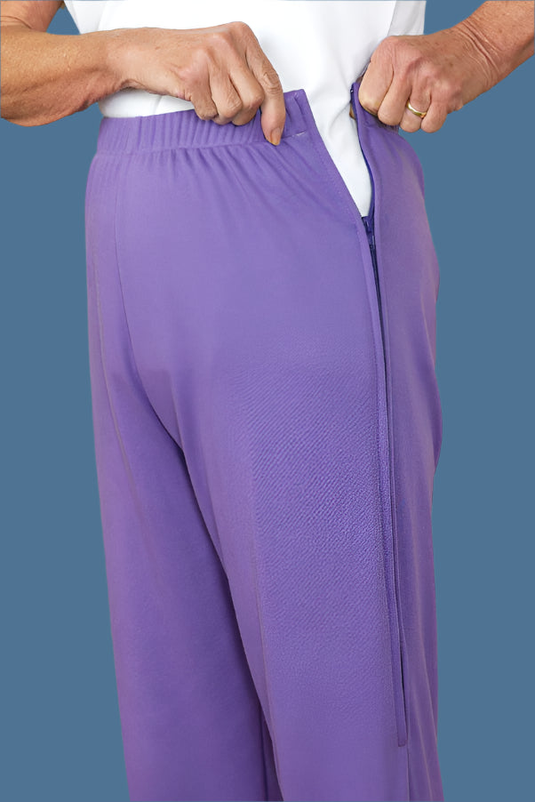 Women's Side-Zip Knit Pants