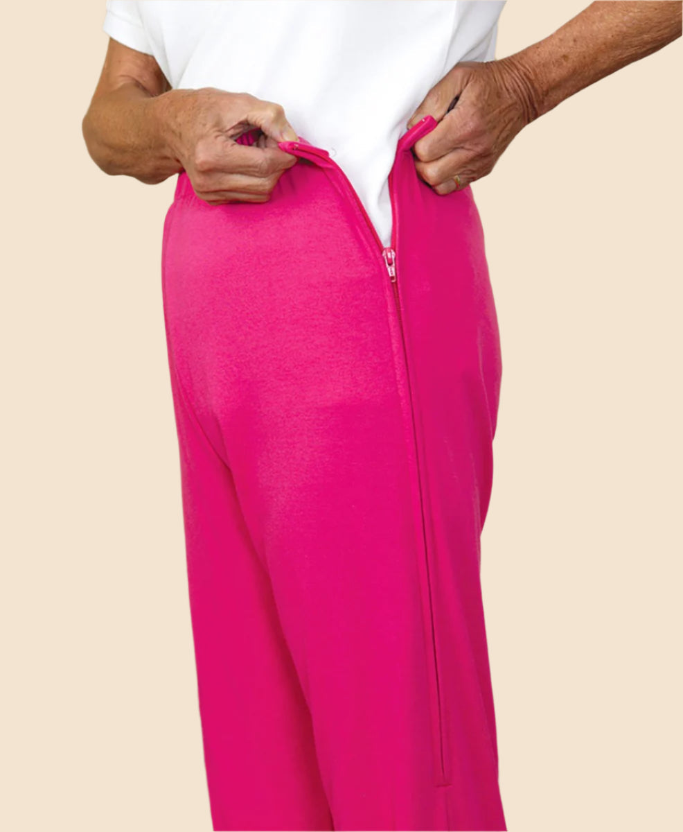Women's Side-Zip Knit Pants