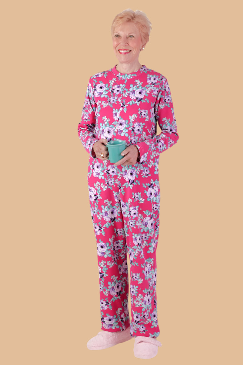 Long Printed Back-Zip Sleep Suit