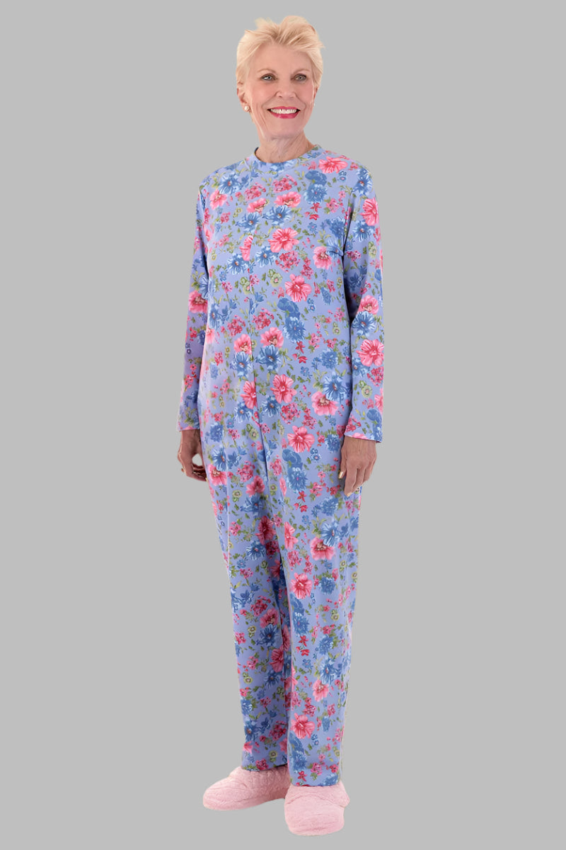 Long Printed Back-Zip Sleep Suit