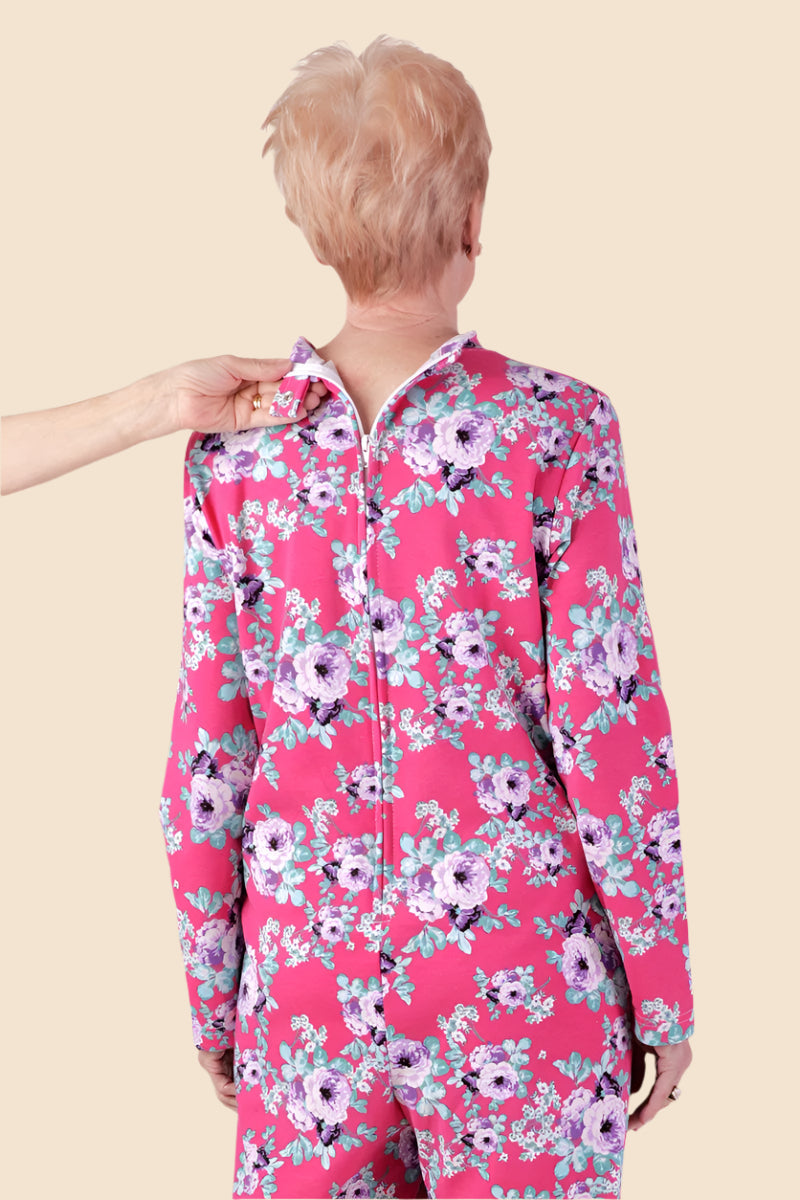 Capri Length Printed Back-Zip Sleep Suit