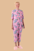 Capri Length Printed Back-Zip Sleep Suit