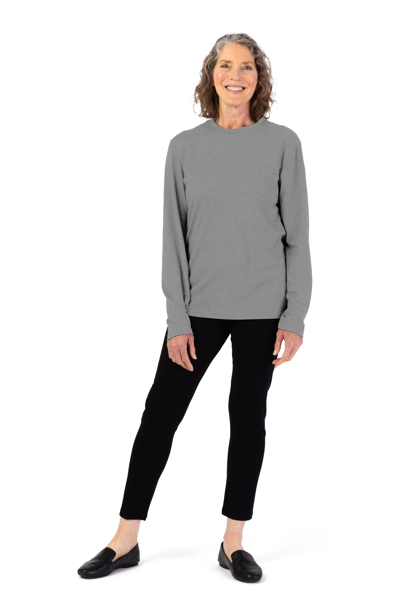 Women's Long Sleeve Solid T-Shirt
