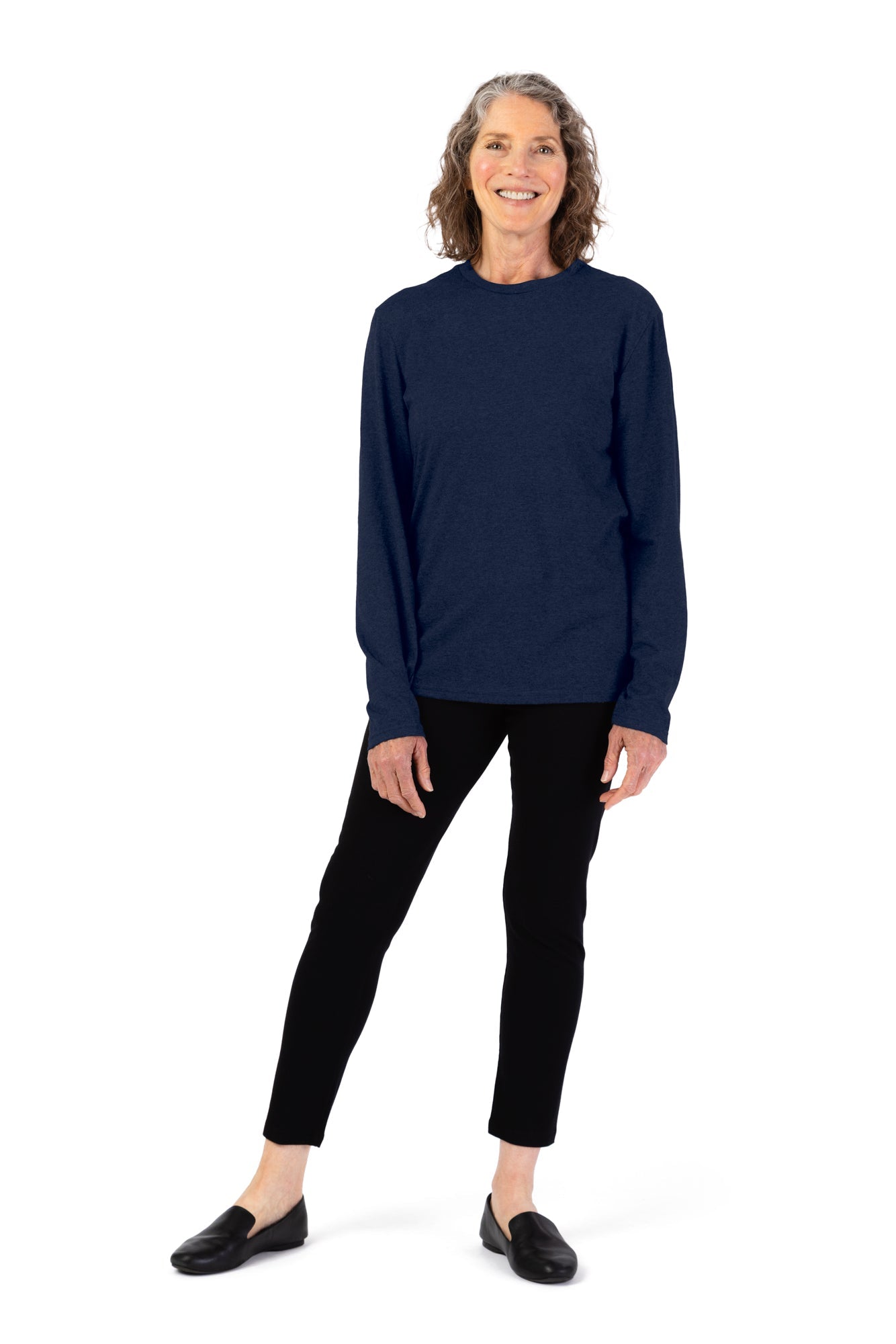 Women's Long Sleeve Solid T-Shirt