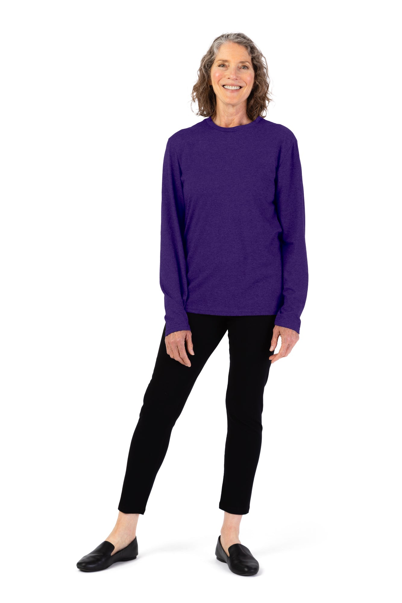 Women's Long Sleeve Solid T-Shirt