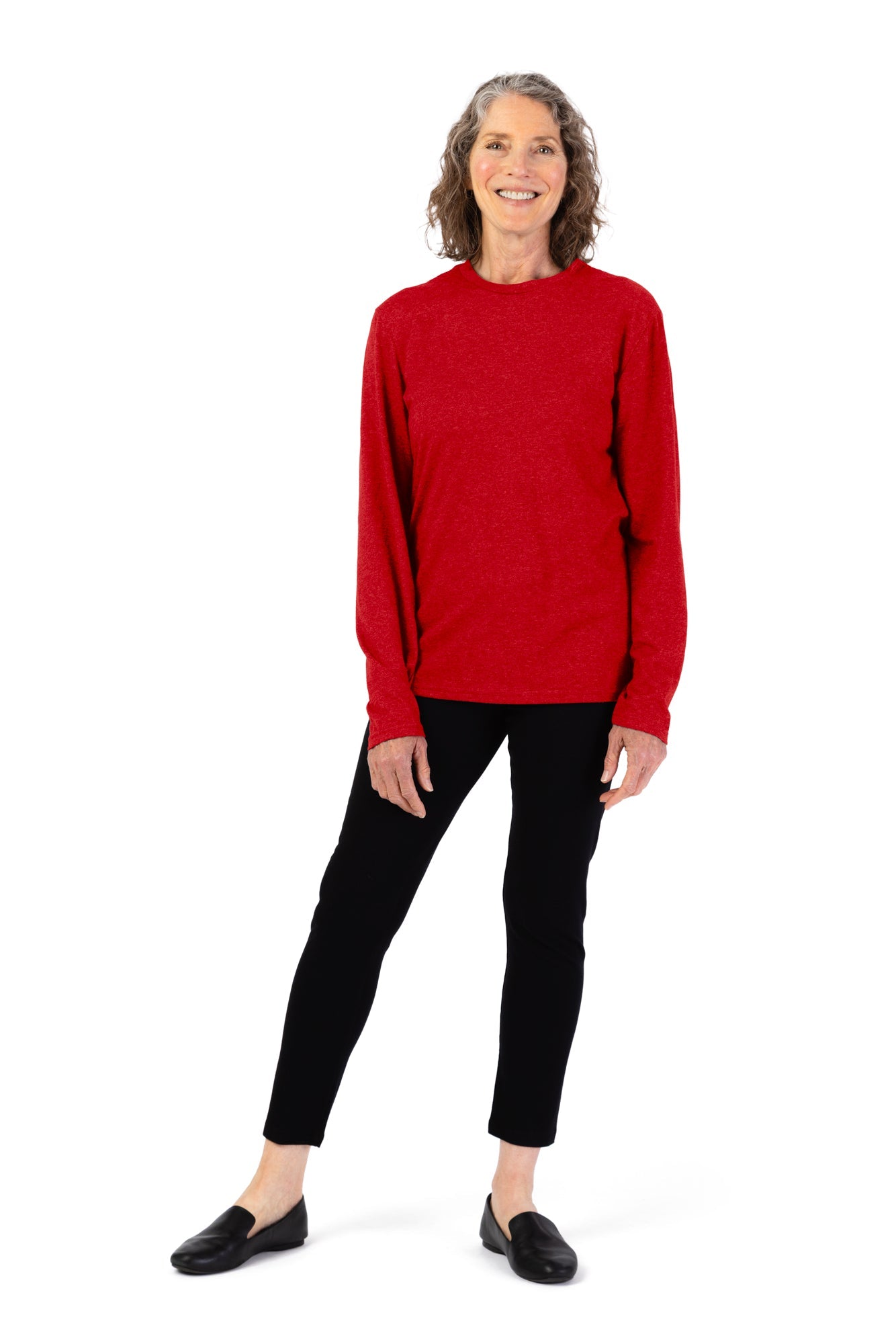 Women's Long Sleeve Solid T-Shirt