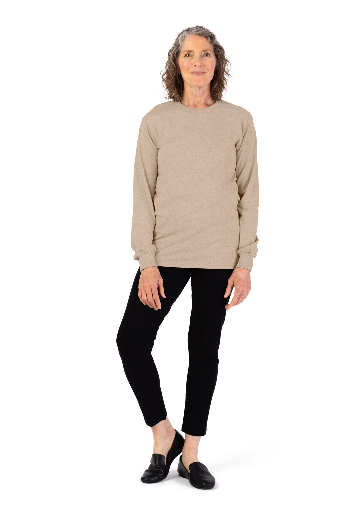 Women's Long Sleeve Solid T-Shirt
