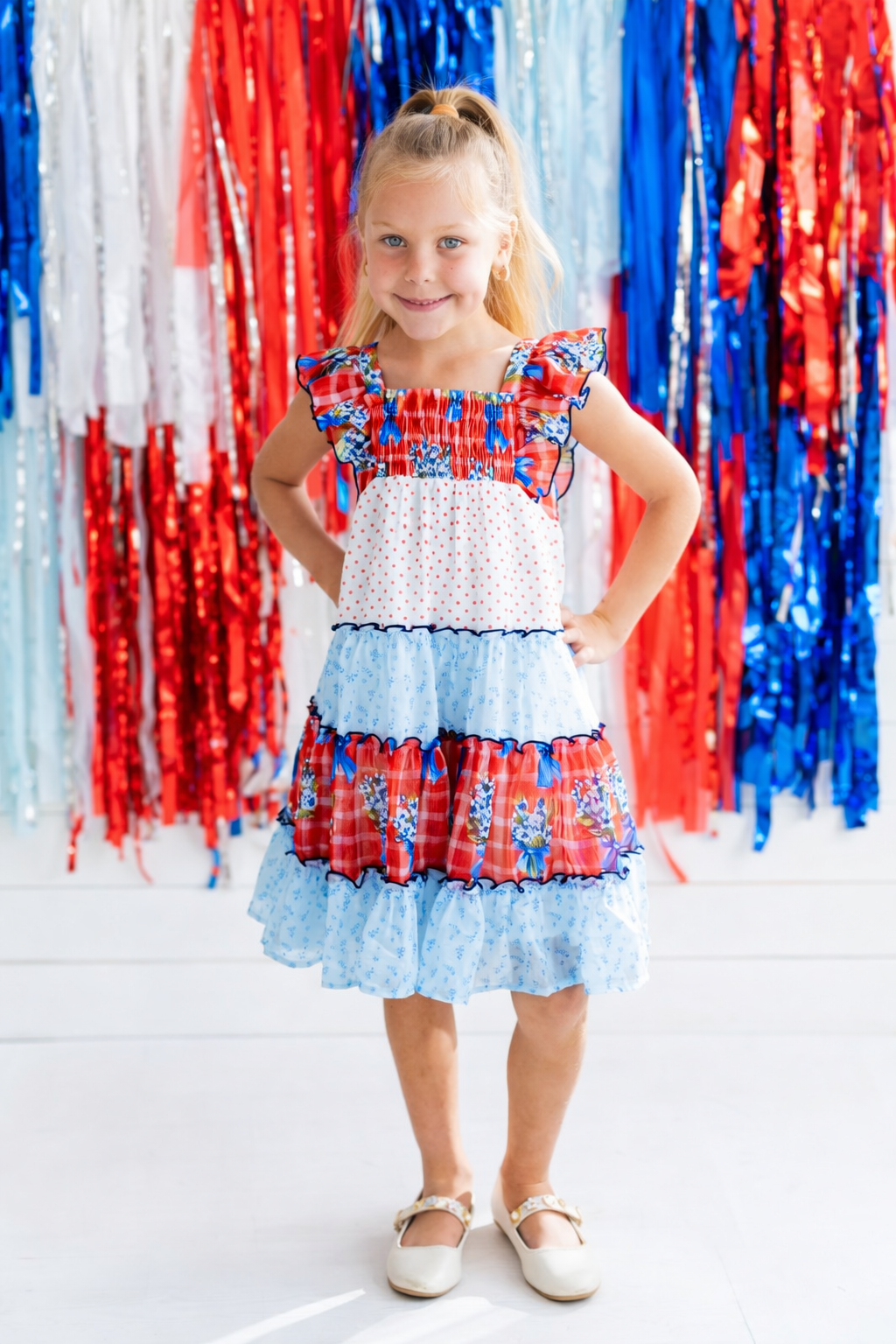 Brielle Dress - Patriotic Picnic (Pre-Order)
