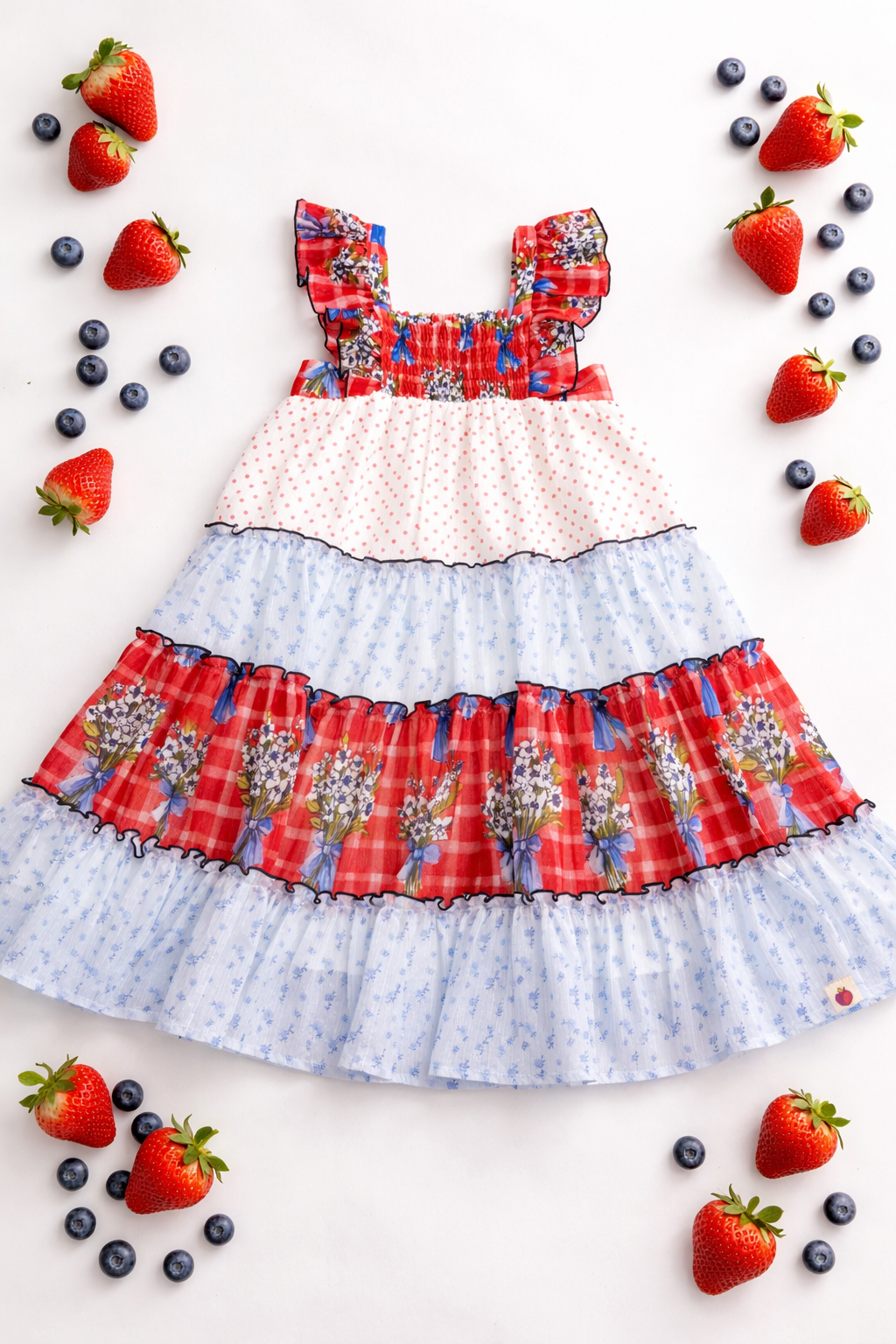 Brielle Dress - Patriotic Picnic (Pre-Order)