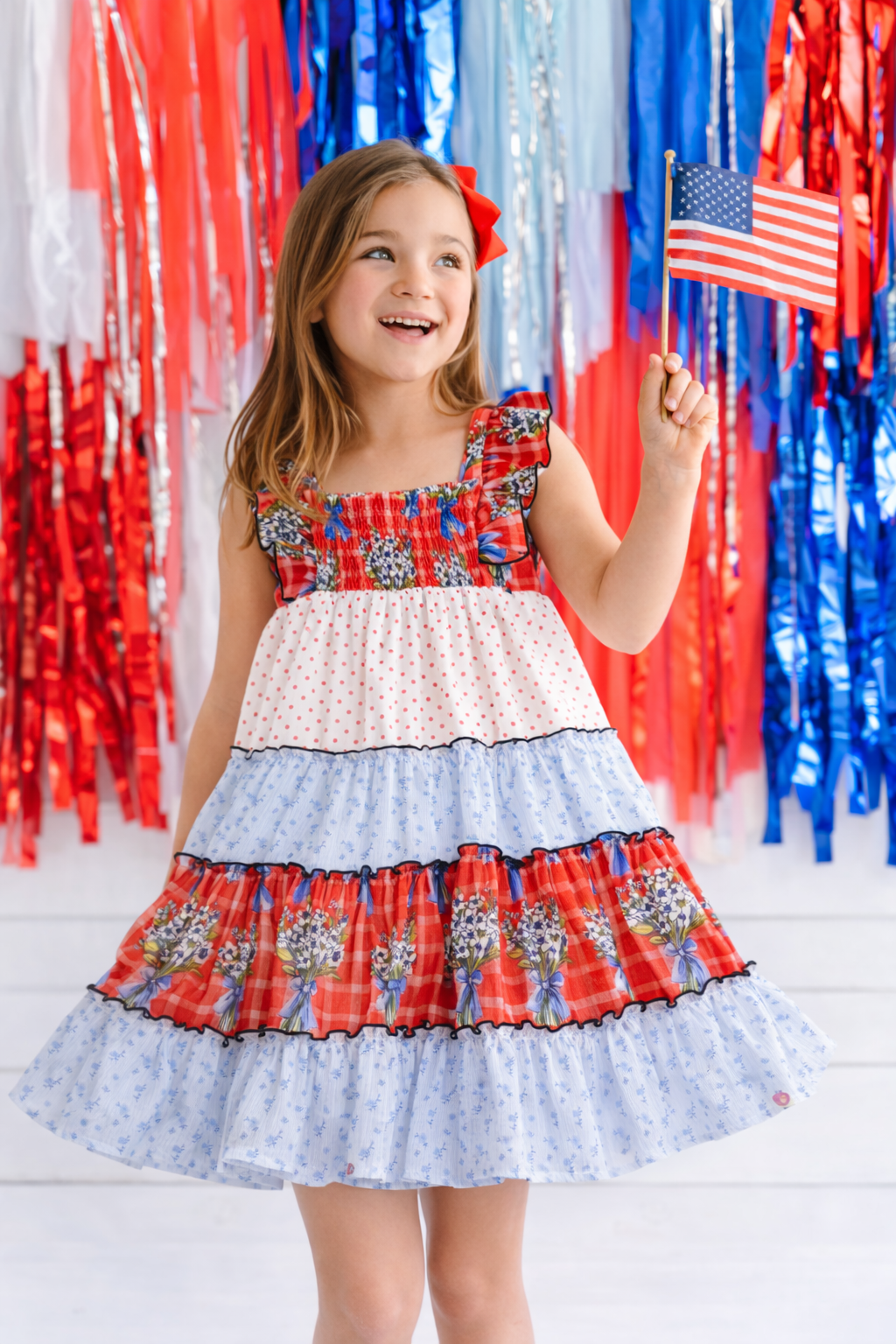 Brielle Dress - Patriotic Picnic (Pre-Order)