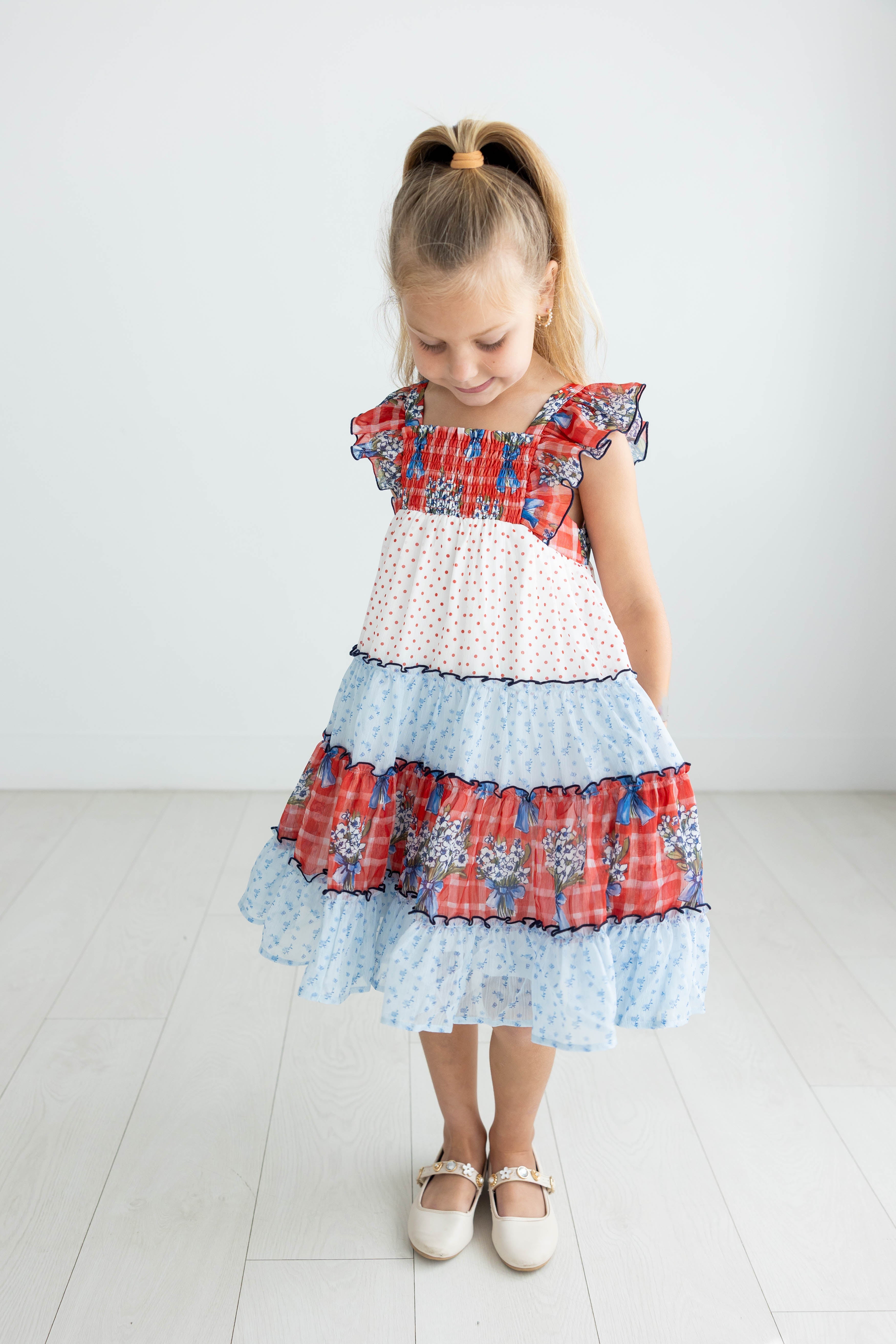 Brielle Dress - Patriotic Picnic (Pre-Order)
