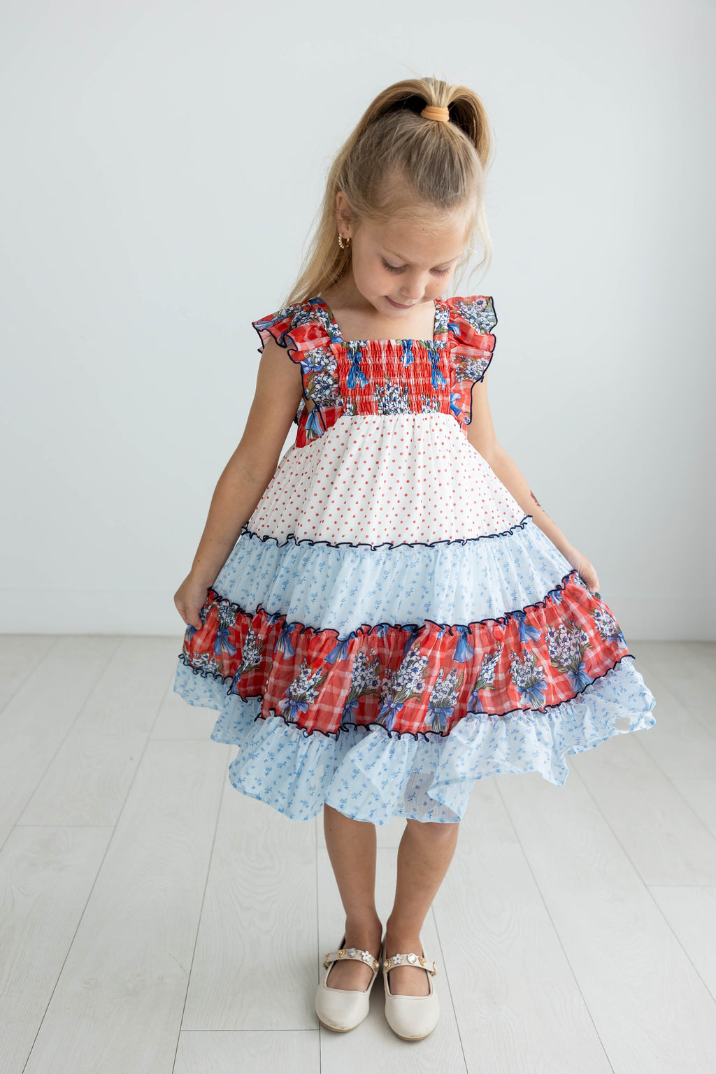 Brielle Dress - Patriotic Picnic (Pre-Order)