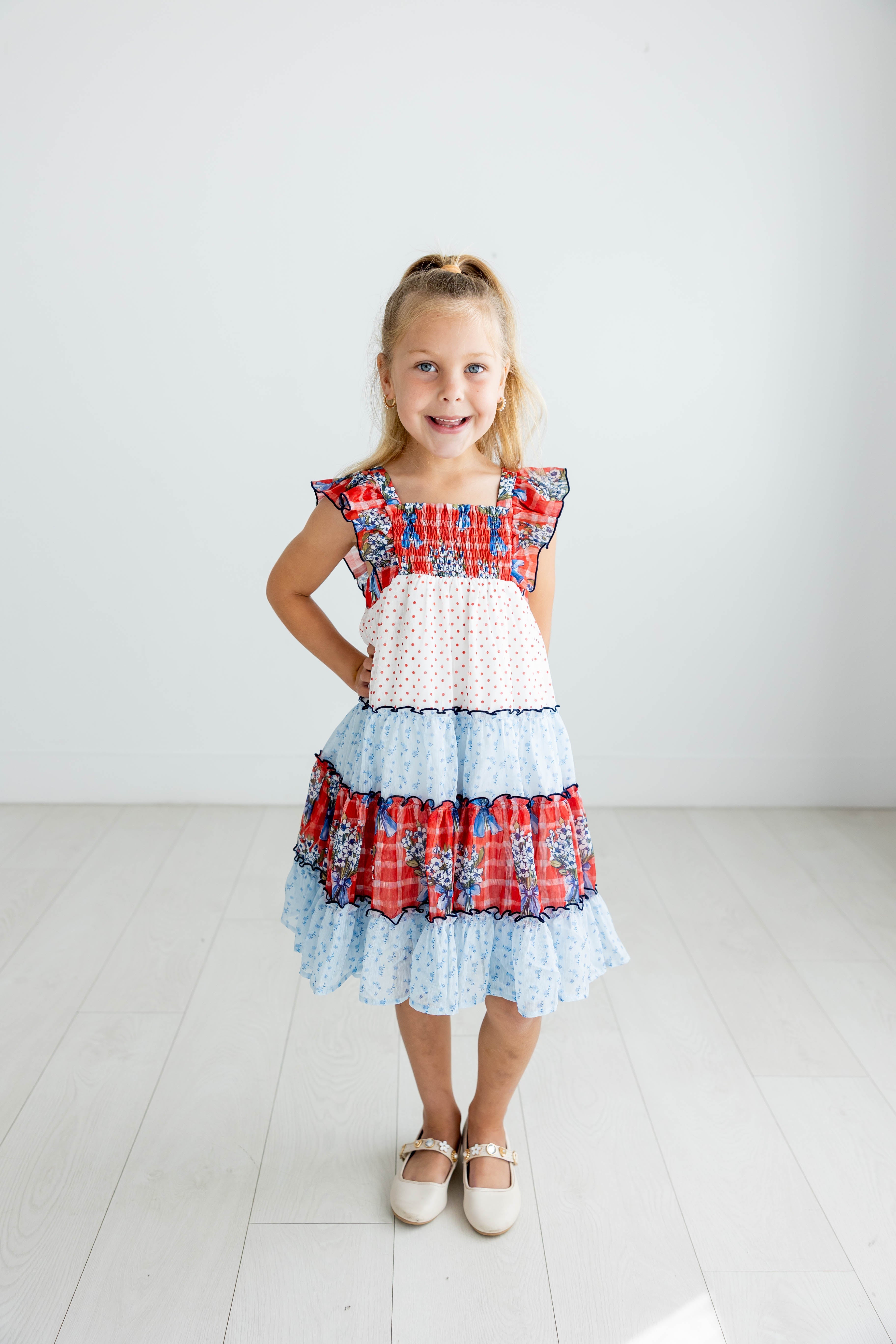 Brielle Dress - Patriotic Picnic (Pre-Order)