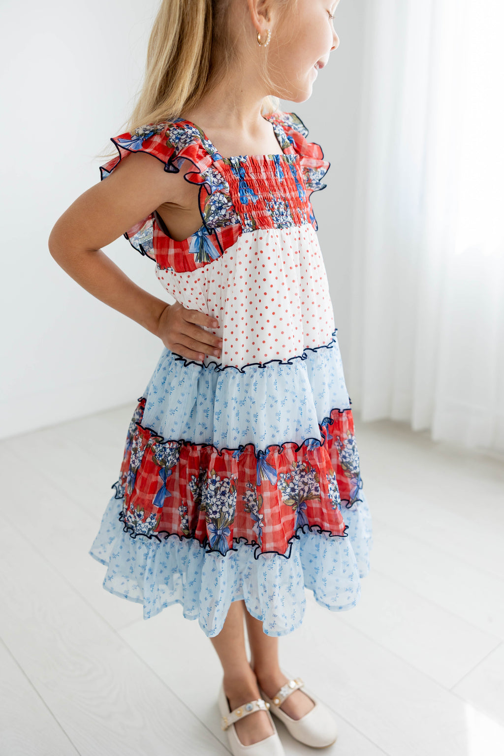 Brielle Dress - Patriotic Picnic (Pre-Order)