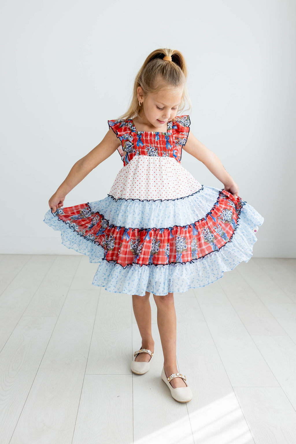 Brielle Dress - Patriotic Picnic (Pre-Order)