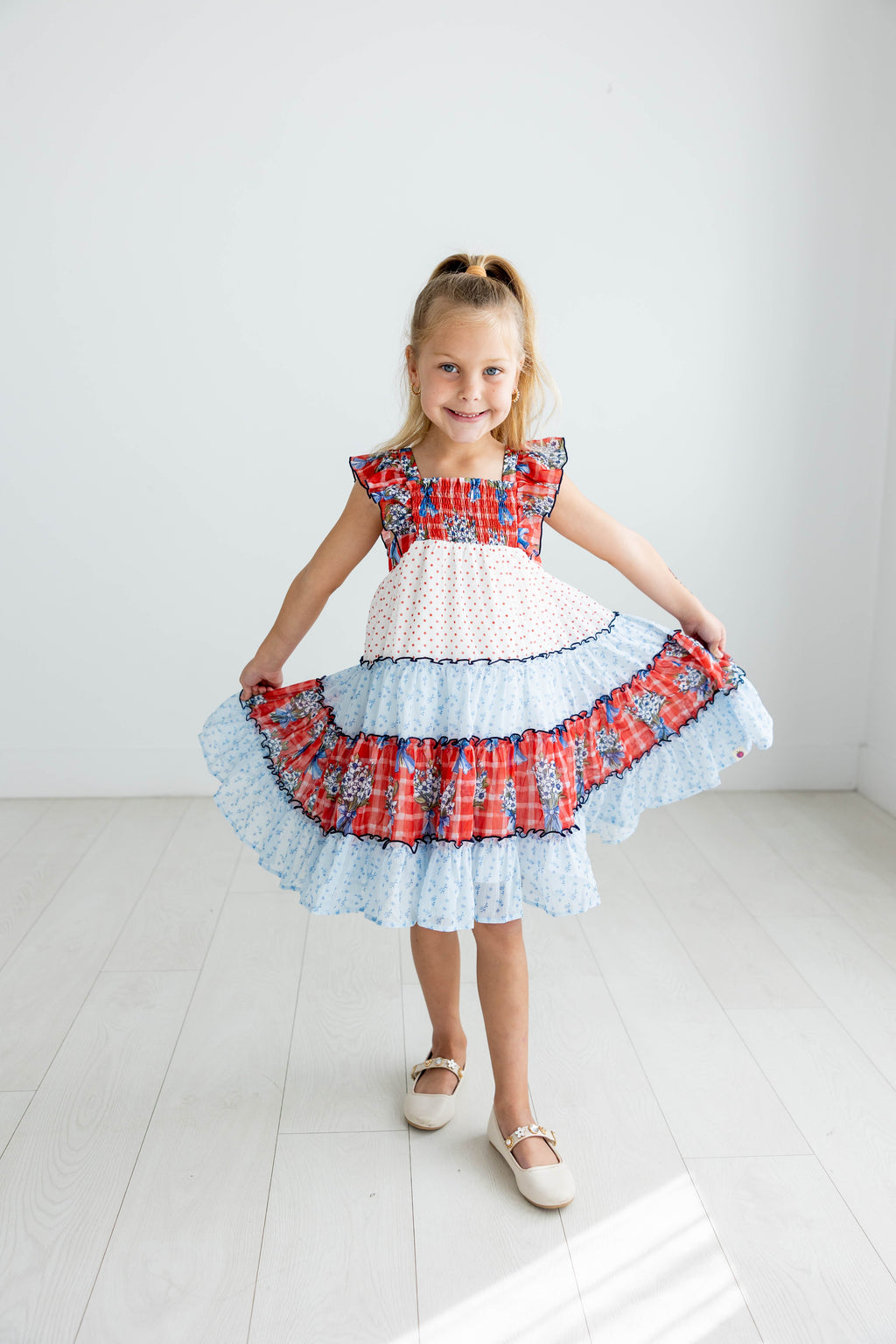 Brielle Dress - Patriotic Picnic (Pre-Order)