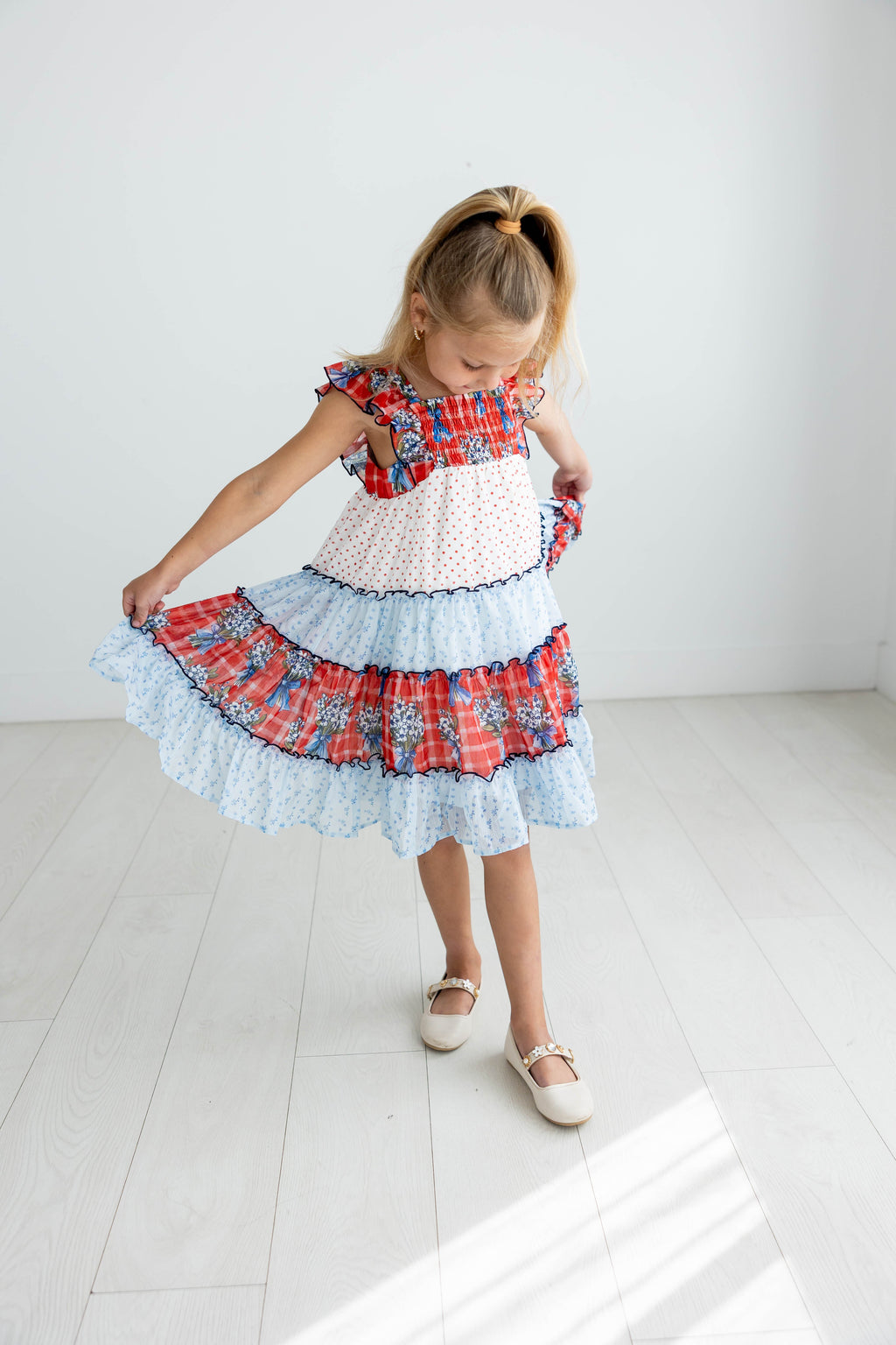 Brielle Dress - Patriotic Picnic (Pre-Order)