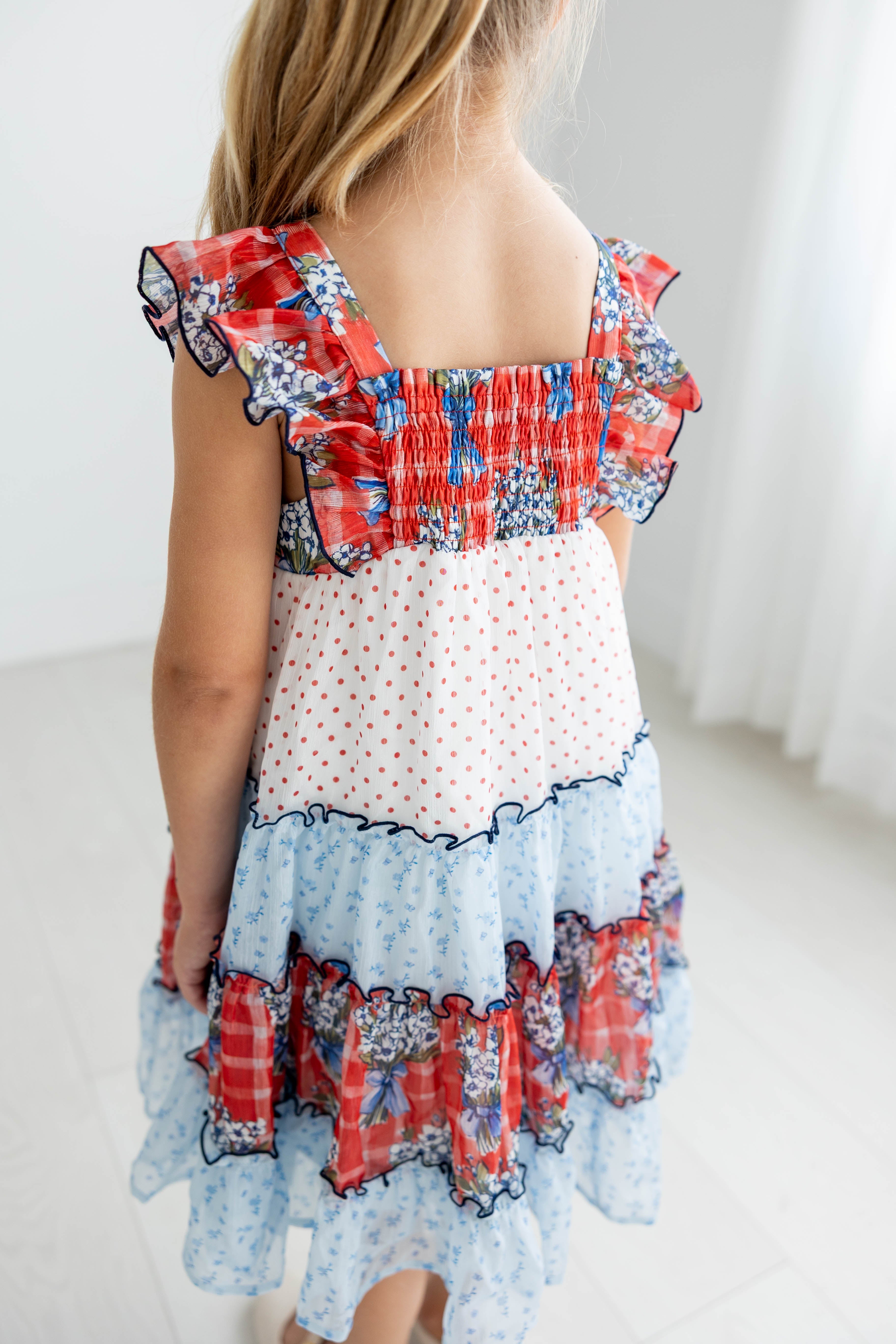 Brielle Dress - Patriotic Picnic (Pre-Order)