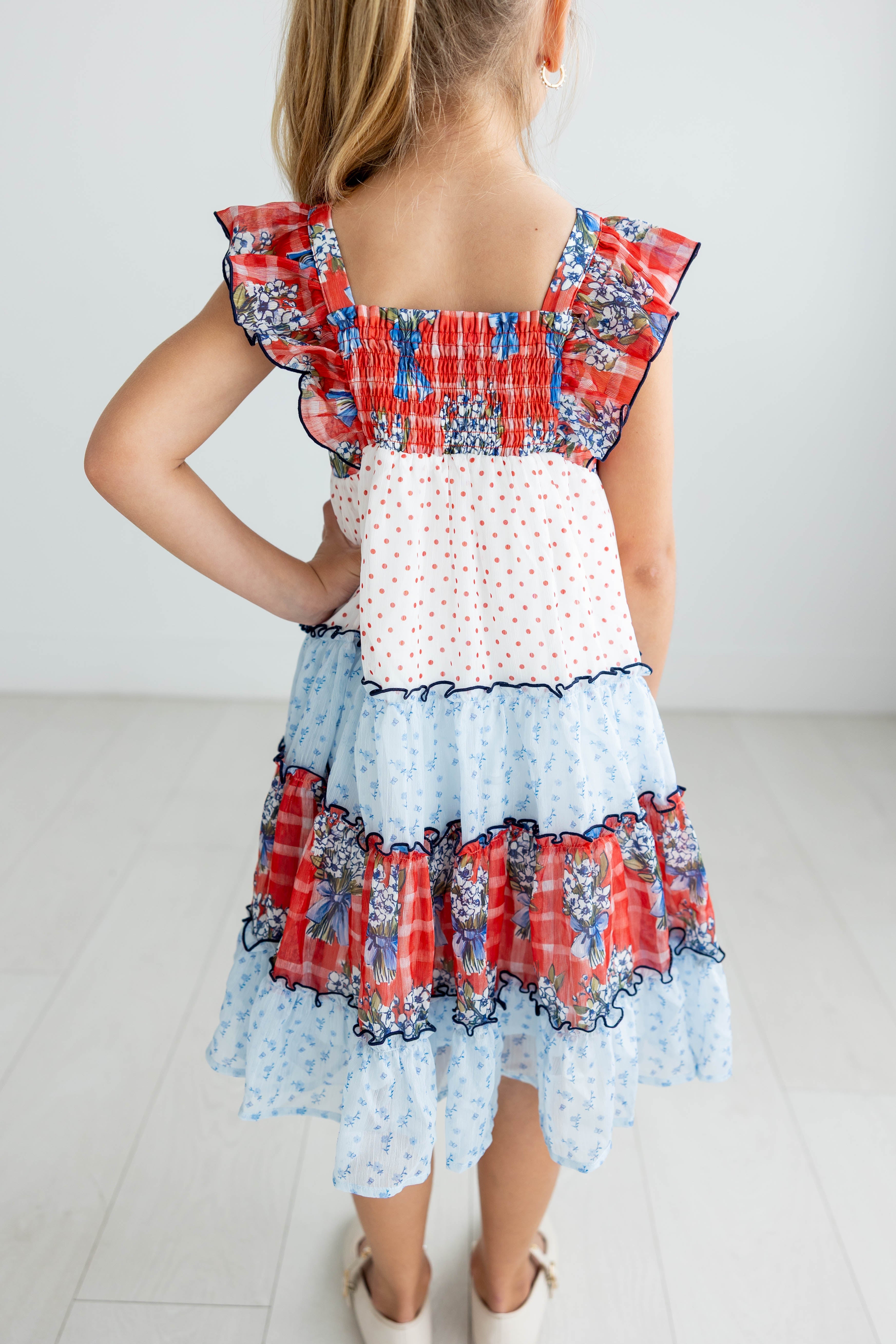 Brielle Dress - Patriotic Picnic (Pre-Order)